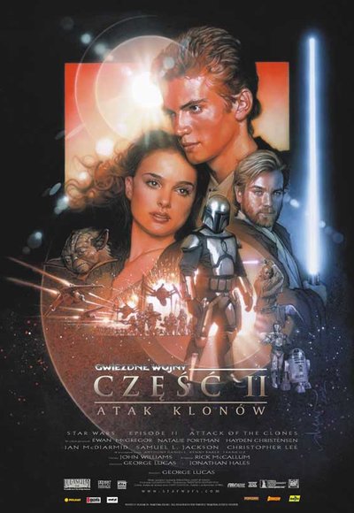 plakat Gwiezdne wojny: część II – Atak klonów cały film